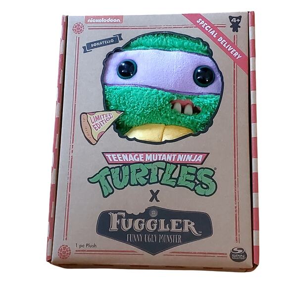 Fuggler Teenage Mutant Ninja Turtles Donatello Spin Master Limited Edition Plush - Picture 1 of 4